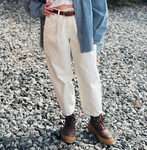 Audrey Girlfriend Barrel Jeans