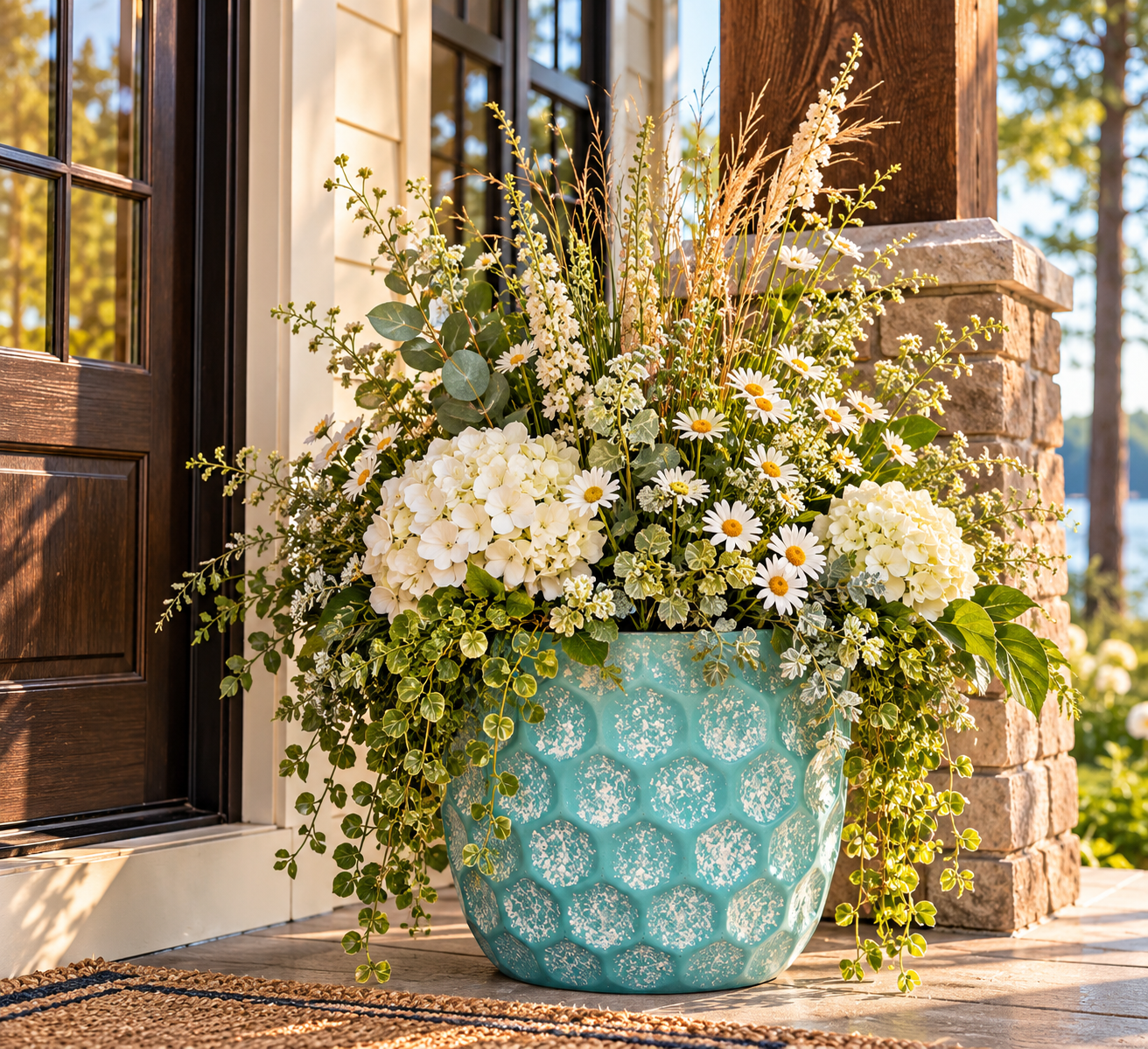 Embossed Honeycomb Planter