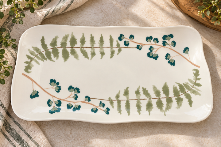 Tree Line Rectangular Platter