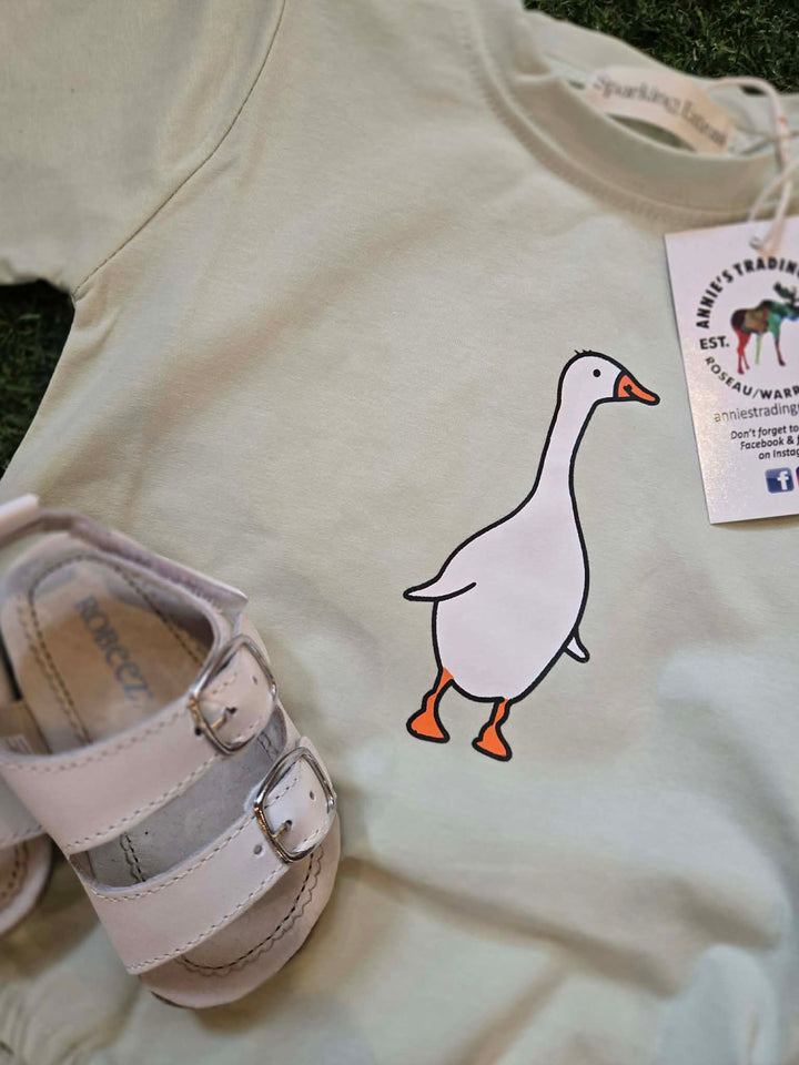 Summer Duck Short Sleeve Romper Onesie Jumpsuit