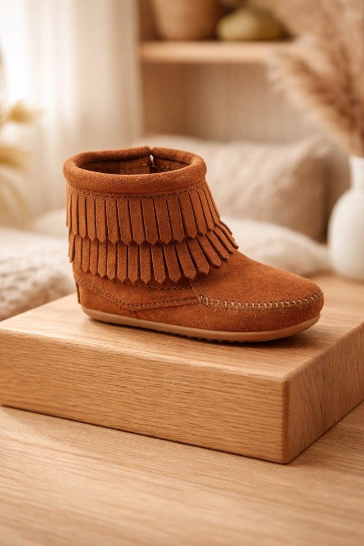 DOUBLE FRINGE SIDE ZIP