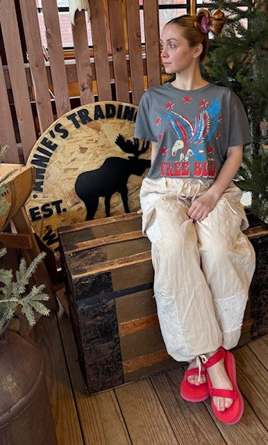 Free Bird 22 Vintage Relaxed Crop T-Shirt