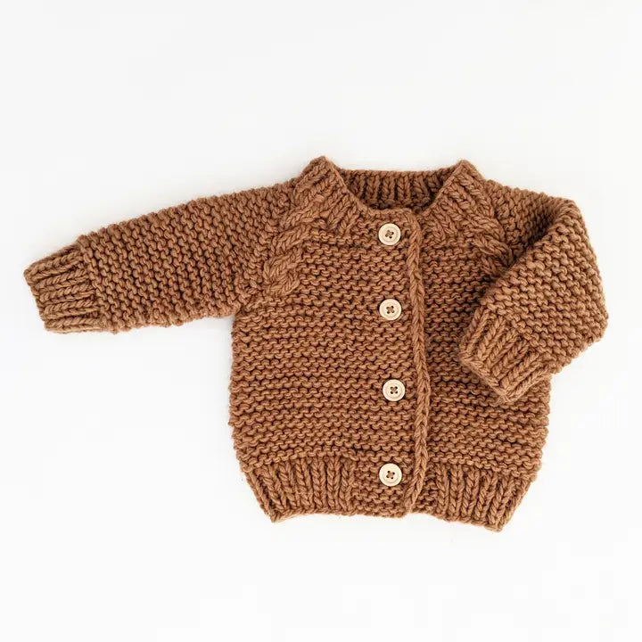 Garter Stich Cardigan Sweater