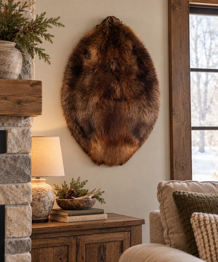 Wild-Caught Beaver Fur Pelt