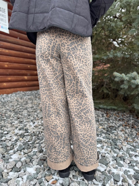 Marli Denim Leopard Pant