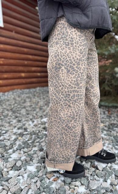 Marli Denim Leopard Pant