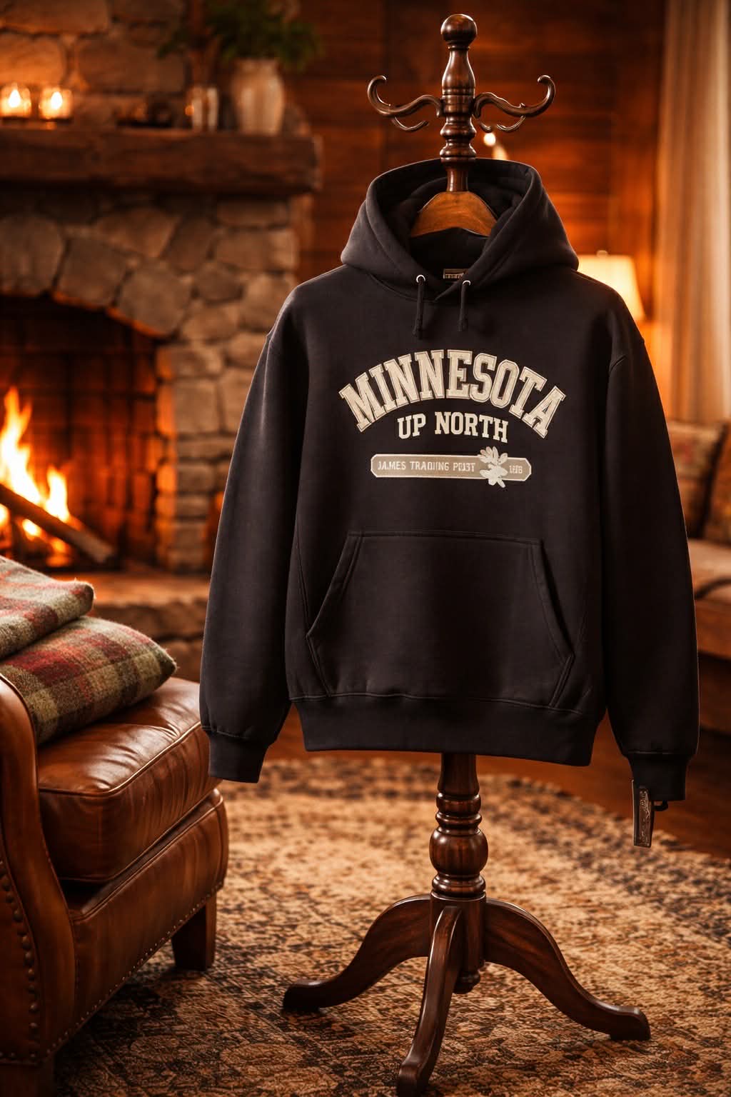 Minnesota Up North Annie's Trading Post Hoodie