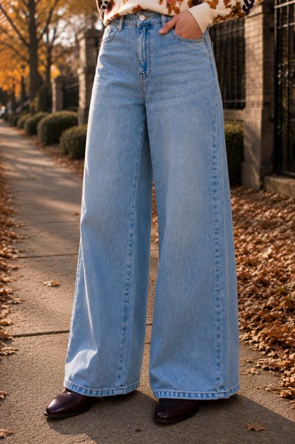Brooke | Relaxed Drama Wide Denim
