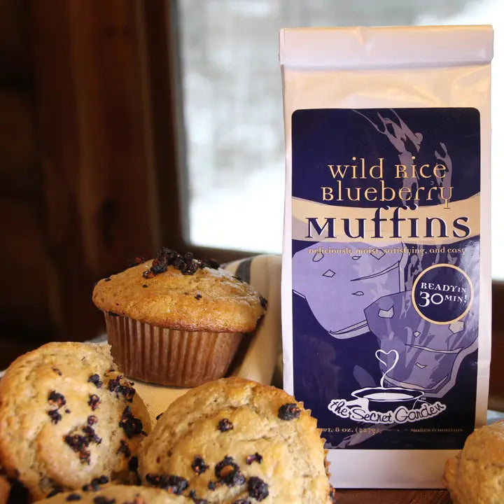 Wild Rice Blueberry Muffins