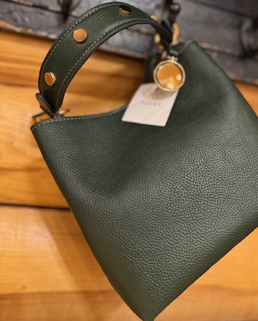 Jessie Leather Small Bucket Crossbody