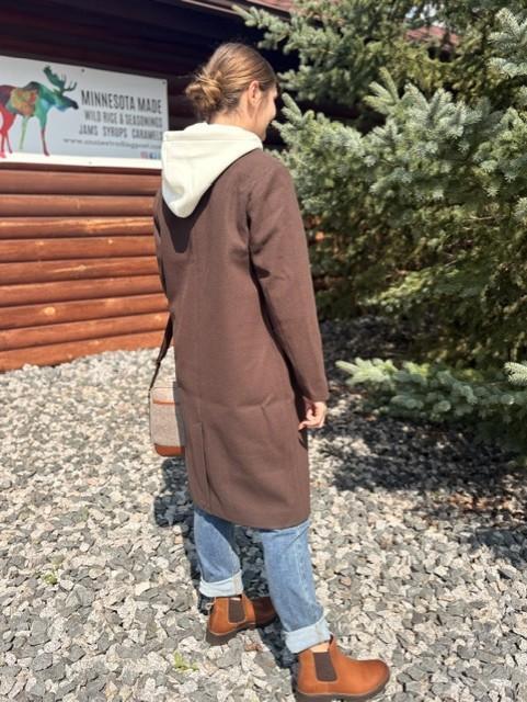 Car Coat With Fooler Hoodie