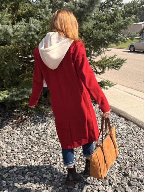 Car Coat With Fooler Hoodie