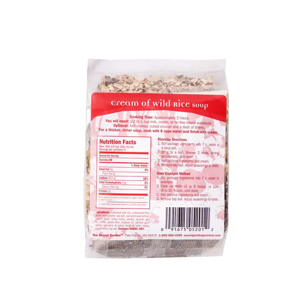 CREAM OF WILD RICE SOUP