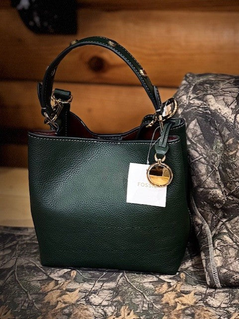 Jessie Leather Small Bucket Crossbody