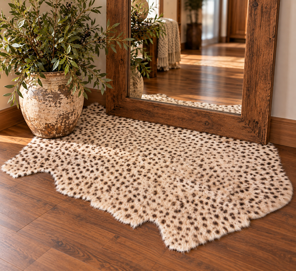 Goat Fur Rug | LEOPARD