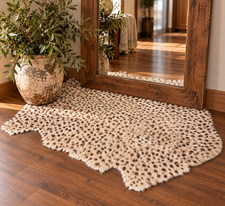 Goat Fur Rug | LEOPARD
