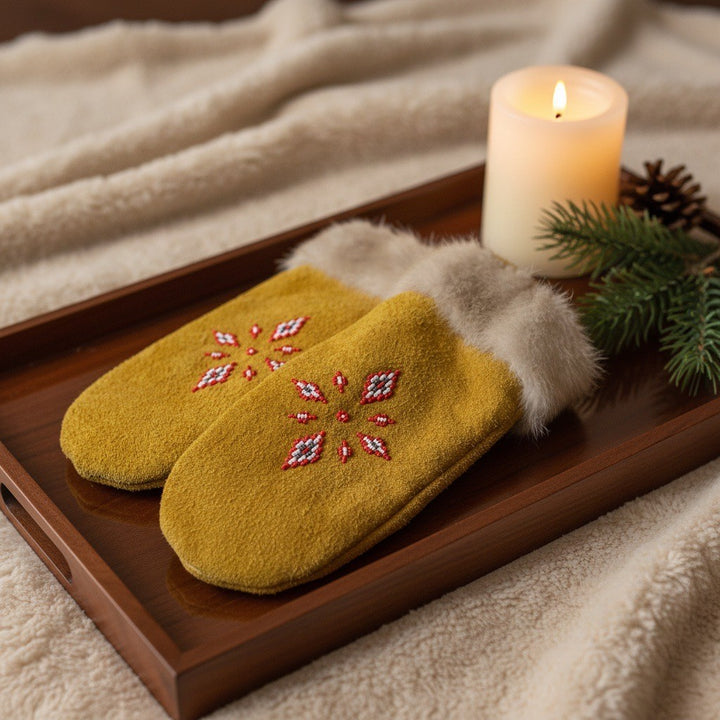 Mittens By Marie-Handmade - Suede