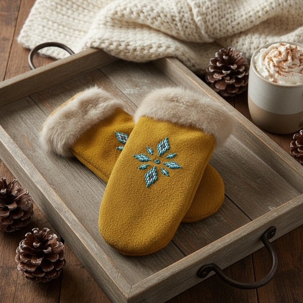 Mittens By Marie-Handmade - Suede