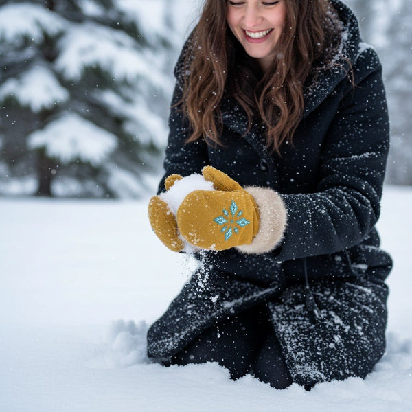 Mittens By Marie-Handmade - Suede